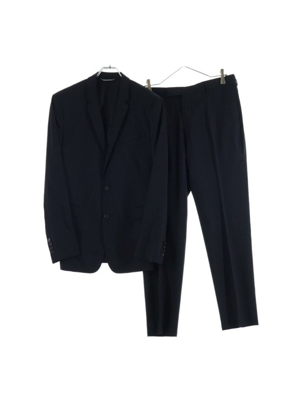 Dior Tailored Set Suit Jacket Trousers Pants Black